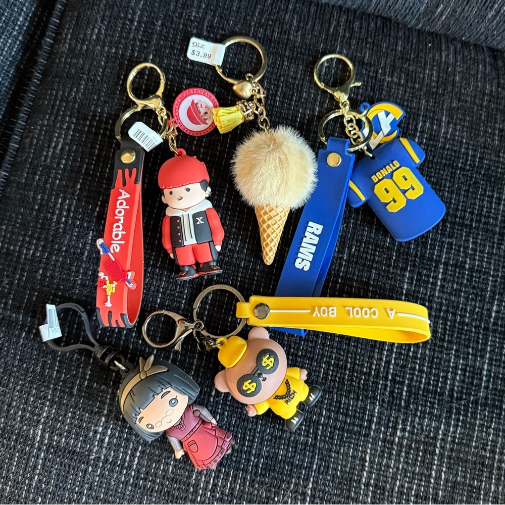 Kawaii Keychain Bundle of 5